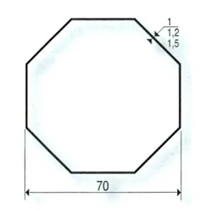 Adaptionen für SOMFY / SIMU Ø 60 mm Motoren | Octo-Röhre mit 70 Stück