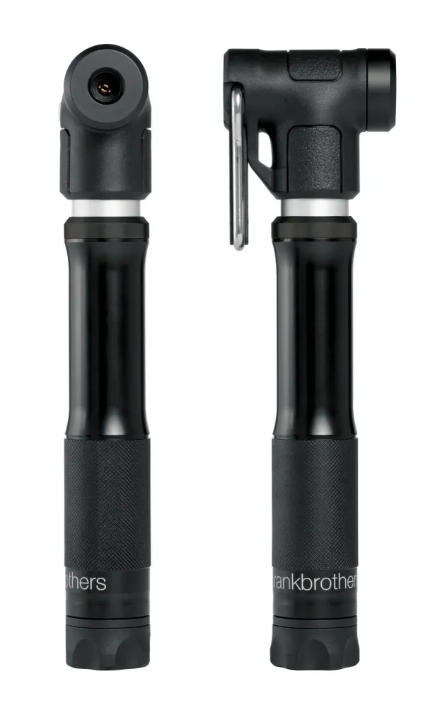 Crankbrothers Sterling S Handpumpe inkl. Rahmenhalter Midnight Editionblack
