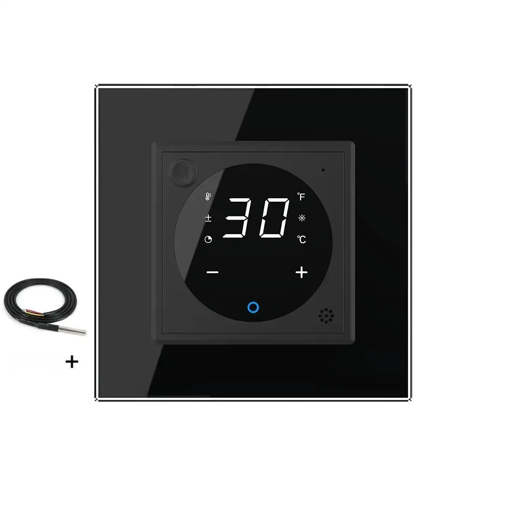 Livolo | Schwarz | Sr | Thermostat für elektrische Bodenheizung intelligent
