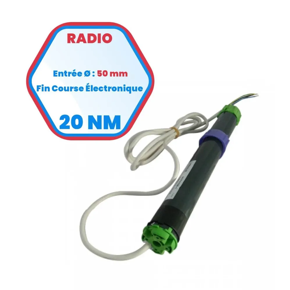 Profalux Radio Zigbee-Motor – 20 Nm/16 Trs – Ø50 mm