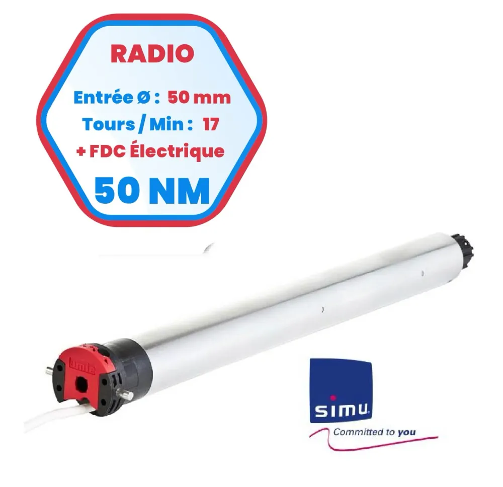 Radio Simu T5 E Hz 50 Nm Motor