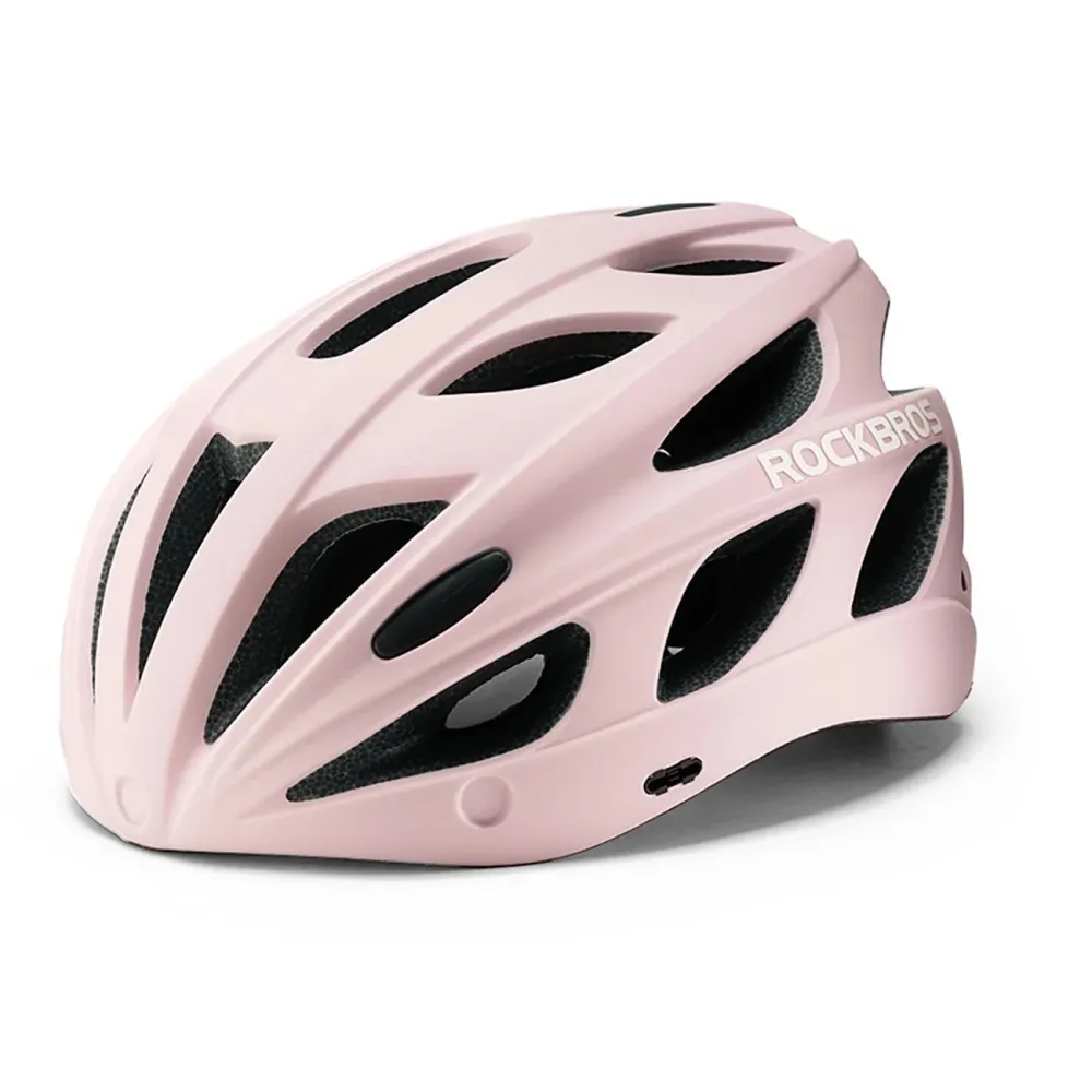 Rockbros Fahrradhelm mit Visier UV-Schutzbrille Rosa