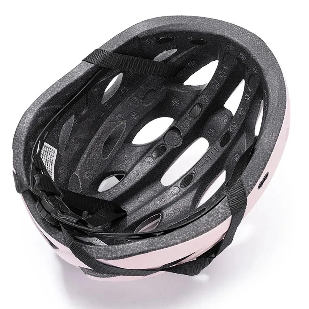 Rockbros Fahrradhelm mit Visier UV-Schutzbrille Rosa