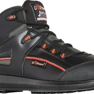 U.POWER Sicherheitsstiefel Teak Größe 44 schwarz/rot ( 4720000174 )