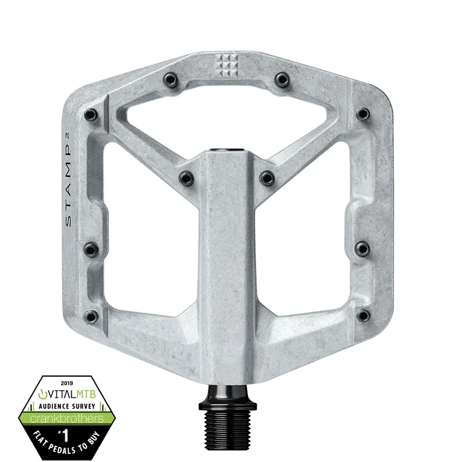 Crankbrothers Stamp 2 Small Plattform-Pedal raw silver