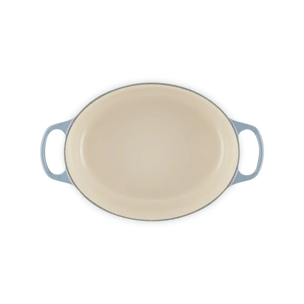 Le Creuset Pfanne Signature Bräter Oval 29 cm Chambray