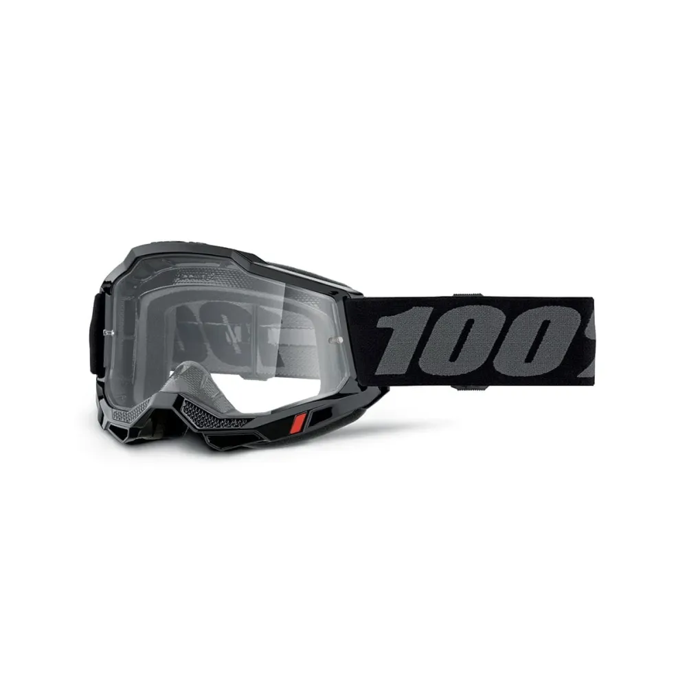 100% ACCURI 2 Maske Schwarz Klarer Bildschirm