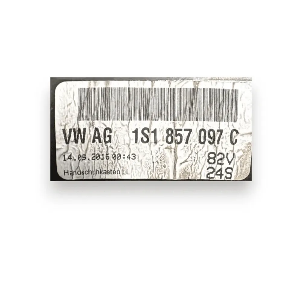 Ablagefach / Handschuhfach Volkswagen Up cod.1S1857097C (2011-2024)