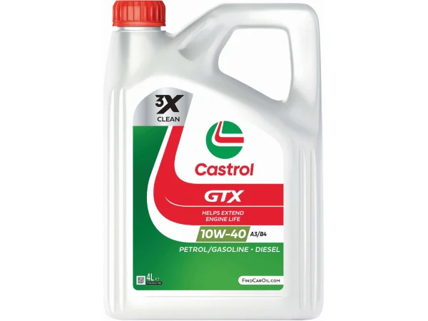 Castrol Motorenöl GTX 10W-40 A3/B4 4L