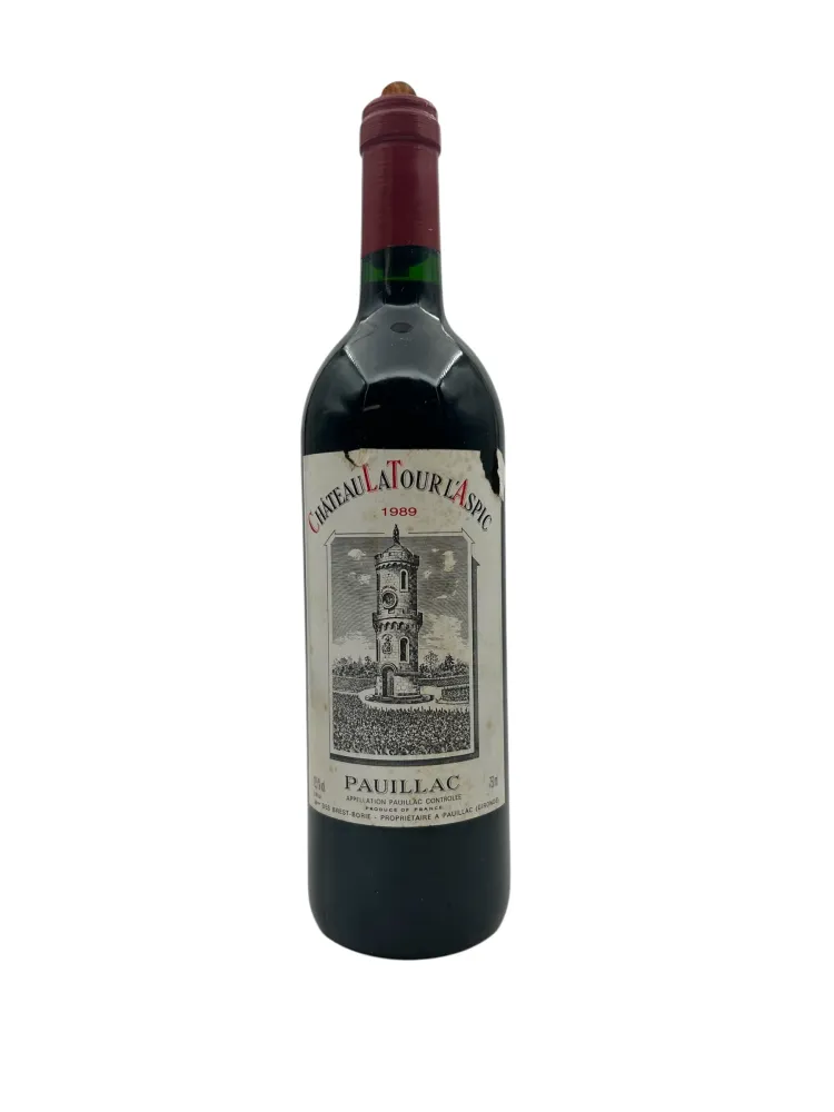 Chateau La Tour L'Apic 1989 Pauillac