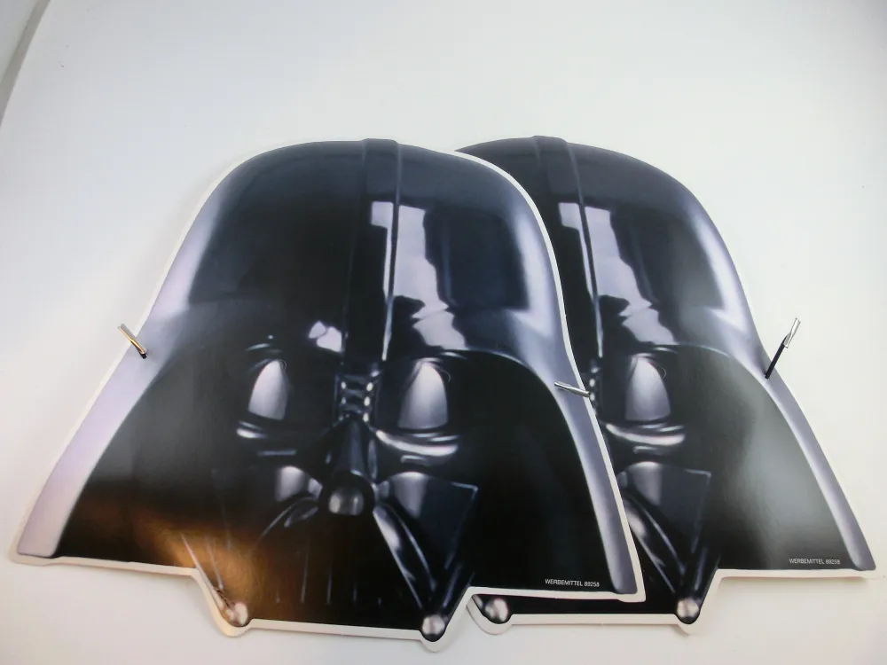 Darth Vader Pappmaske ( 2 Stück )