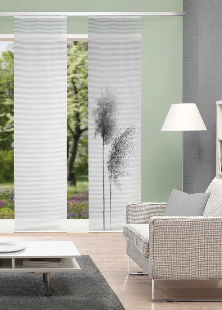 Flächenvorhang Vision S Irlos grau BxH 60x260cm