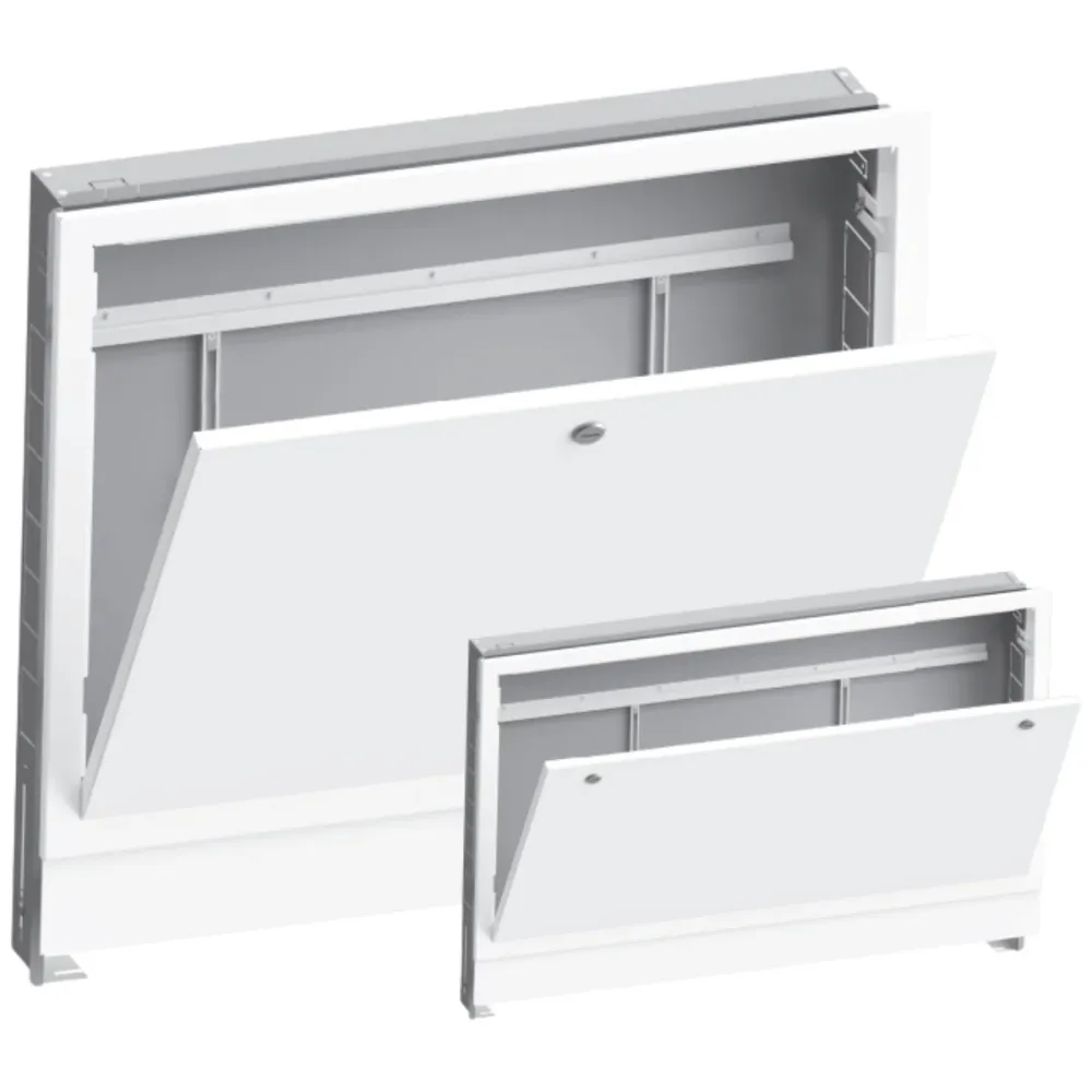 FLOORTEC Verteilerschrank Gr. 3 UP | 7 Heizkreise | 700 mm | RAL 9016
