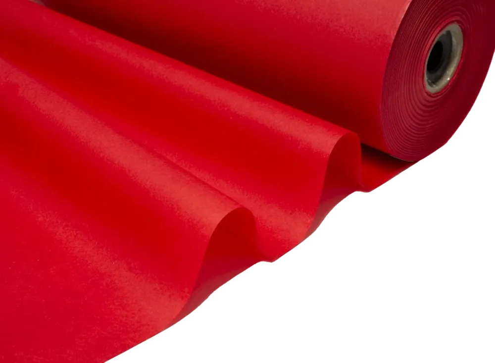 Kirschrotes Seidenpapier auf Rolle – 50 cm x 530 m