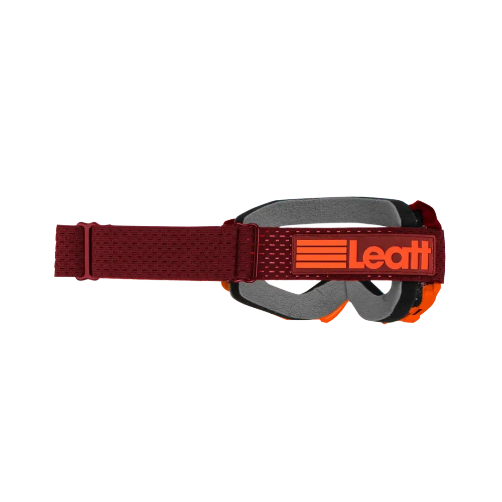 LEATT VELOCITY 4.0 MTB-Maske Orange Transparente Scheibe