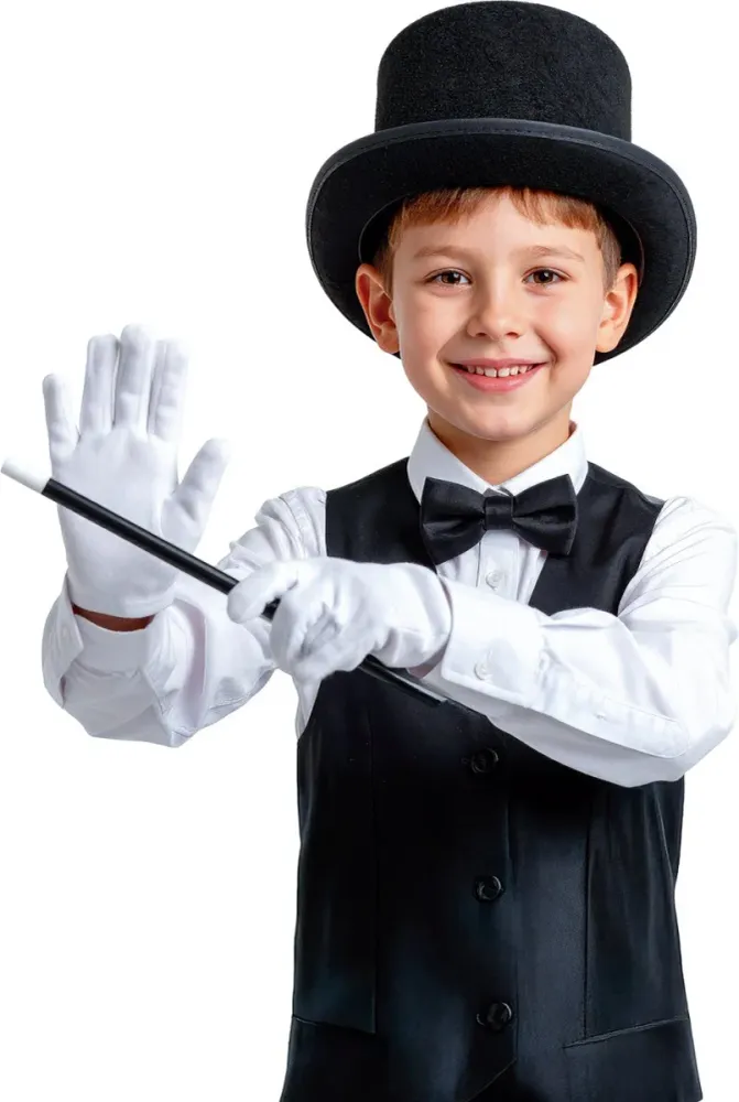 Magier Kostüm Set 4 Teile
