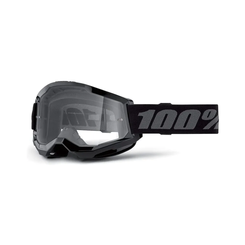 Maske 100% STRATA 2 Schwarz Klarer Bildschirm