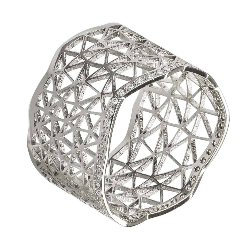 Niessing Ring Topia Vision N381912 aus 950 Platin mit 49 Diamanten Gr. 54