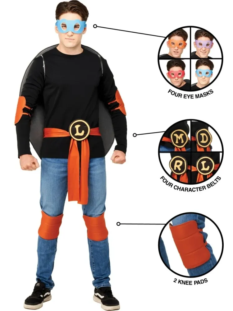 Ninja Turtle Kostüm Set Männer 13 Teile
