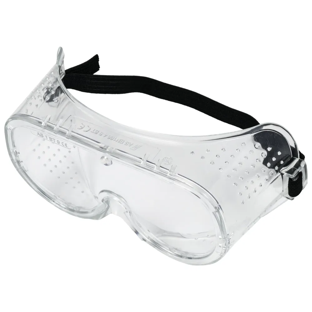 NITRAS VISION PROTECT BASIC, Vollsichtbrille, transparent, EN 166 PVC | Packung (1 Stück)