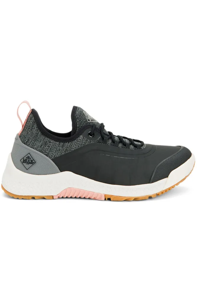 Outscape Lace Up Damen wasserdichte Halbschuhe Black/Rose 40