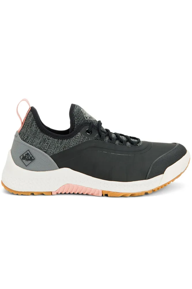 Outscape Lace Up Damen wasserdichte Halbschuhe Black/Rose 40