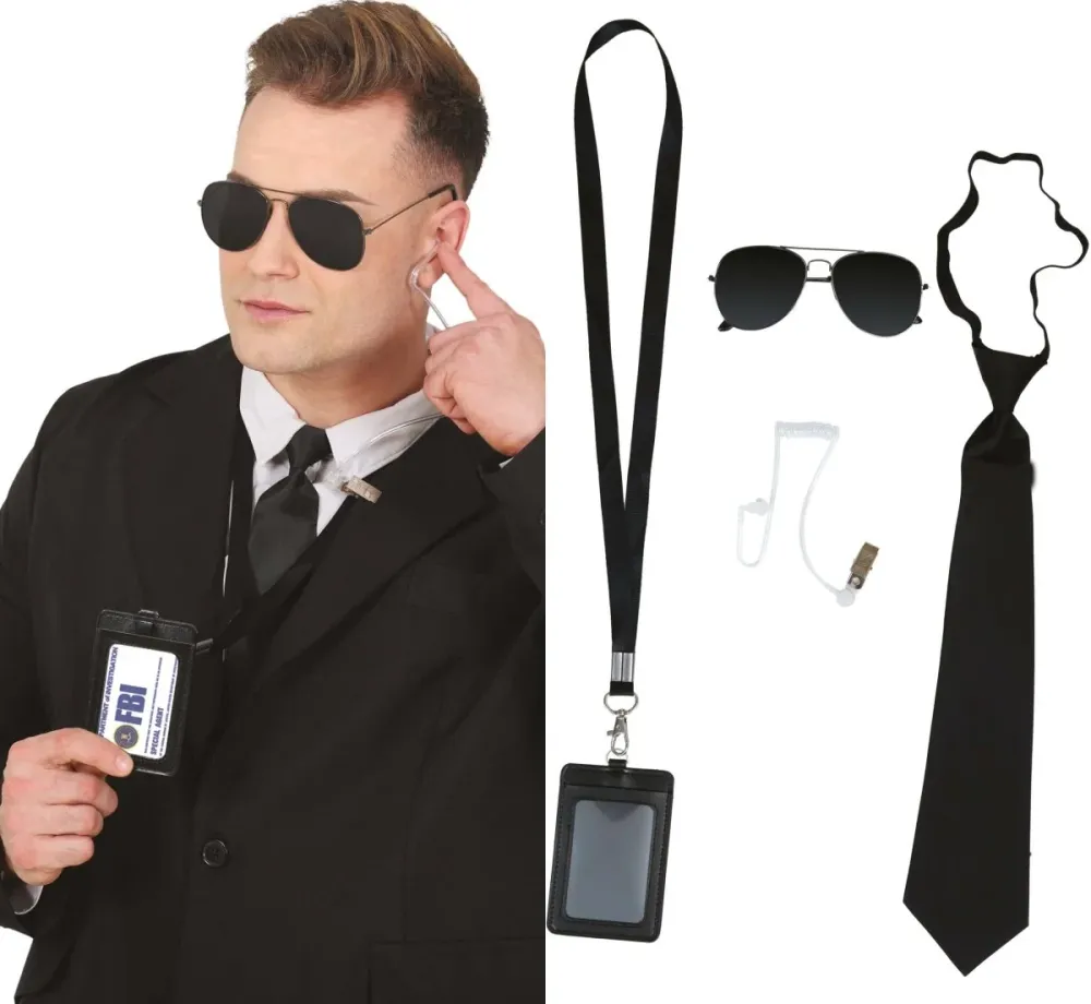 Polizei Kostüm Set 4 Teile
