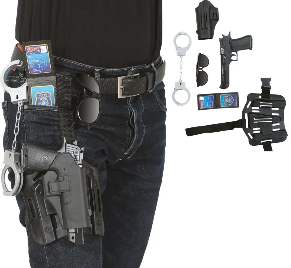 Polizei Kostüm Set 6 Teile