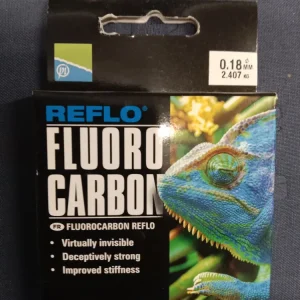 Preston Fluoro Carbon Vorfach Schnur 50m 0,18mm 2,40Kg Tragkraft