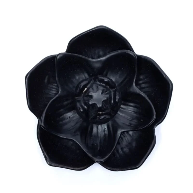 Rückfluss Weihrauchbrenner Lotusblüte – 12,7 x 12,7 x 5,8 cm