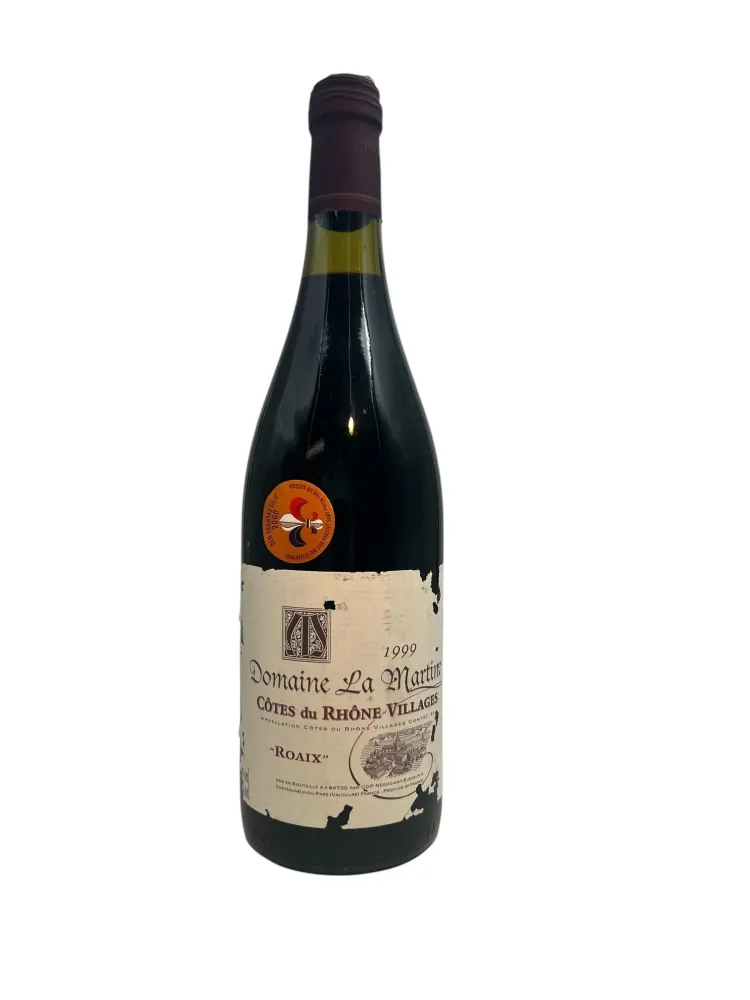 Roaix Domaine La Martine 1999 schlechtes Etikett