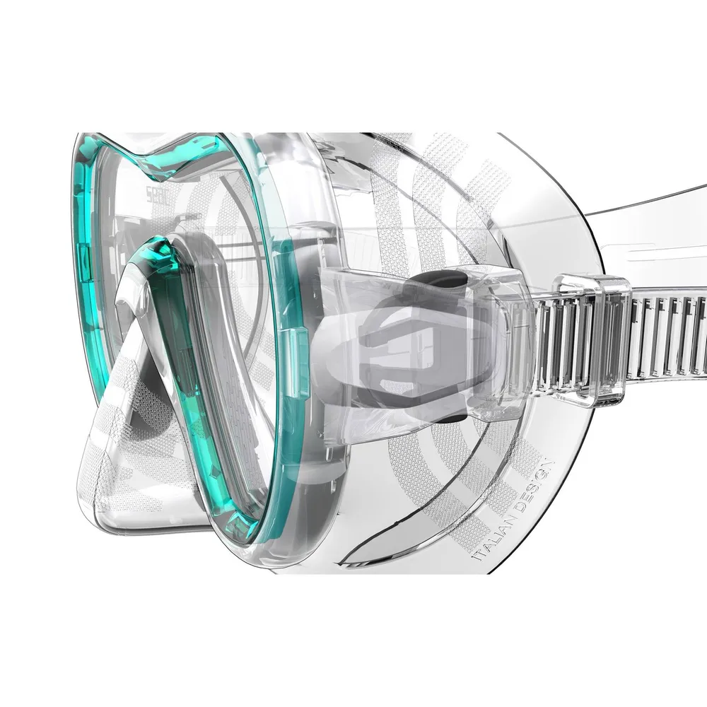 Schnorchelmaske Giglio Transparent-Türkis Seac 75-47A-SKL