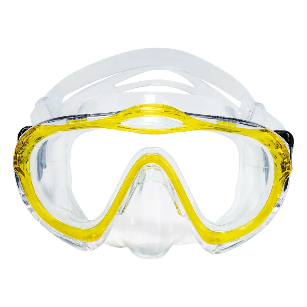 Schnorchelmaske Sharky Kinder Reflex-Gelb-Klar 4-7 Jahre Mares 411322BXRYLCL
