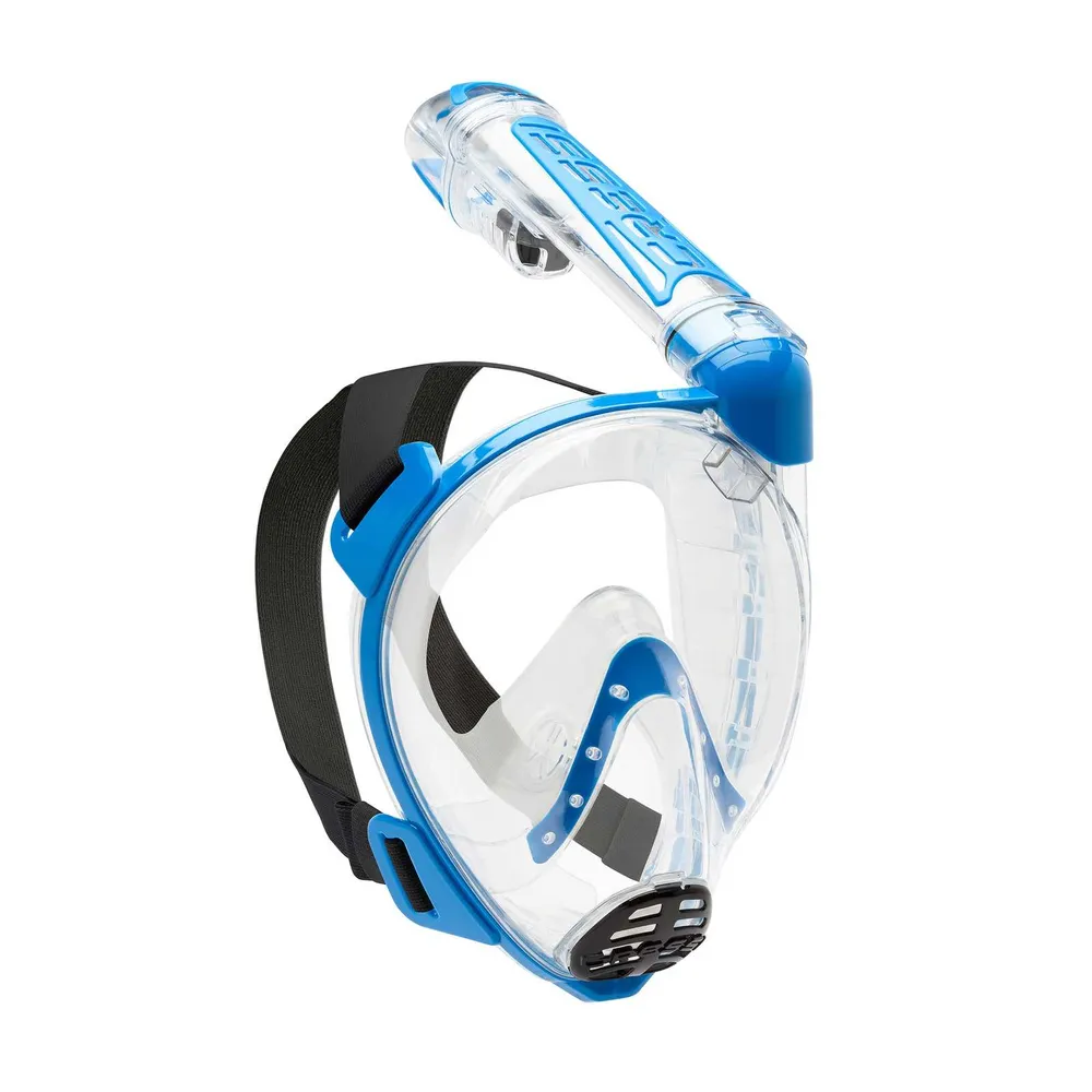Schnorchel-Vollgesichtsmaske Duke Transparent-Blau S-M Cressi XDT000020