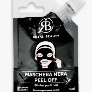 Schwarze Peel-off-Maske