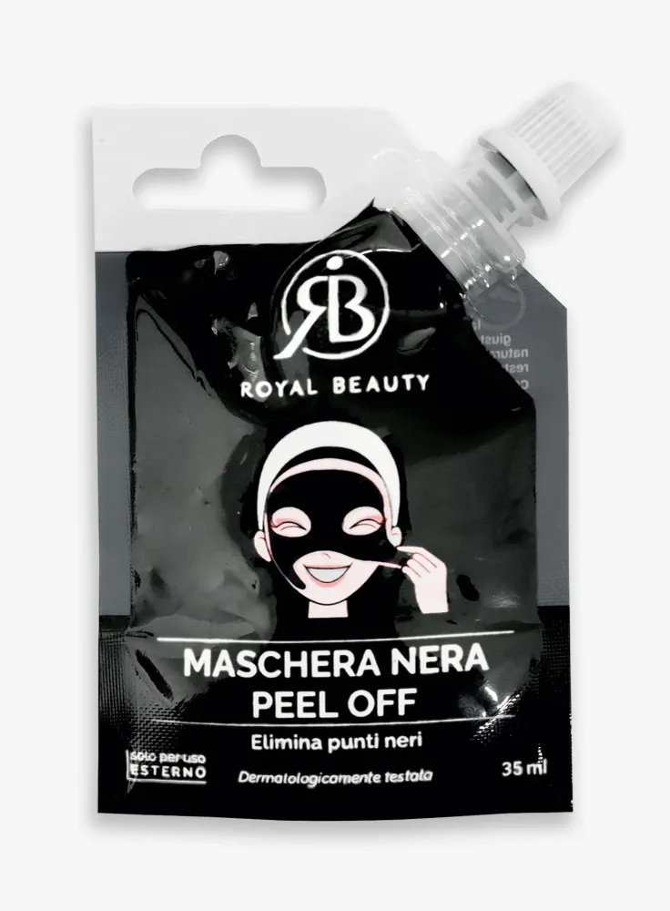 Schwarze Peel-off-Maske