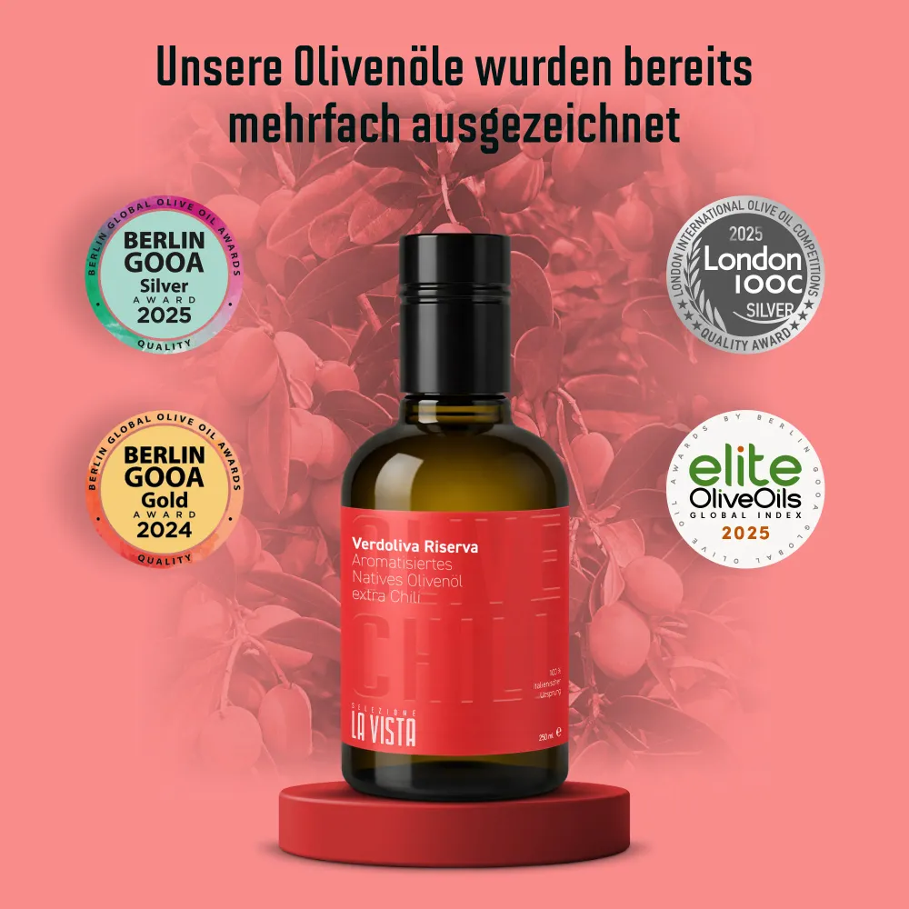 Verdoliva riserva natives Olivenöl extra mit Chili 🌶️
