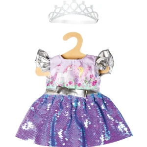 Wendepailletten Puppenkleid Gr. 28-35