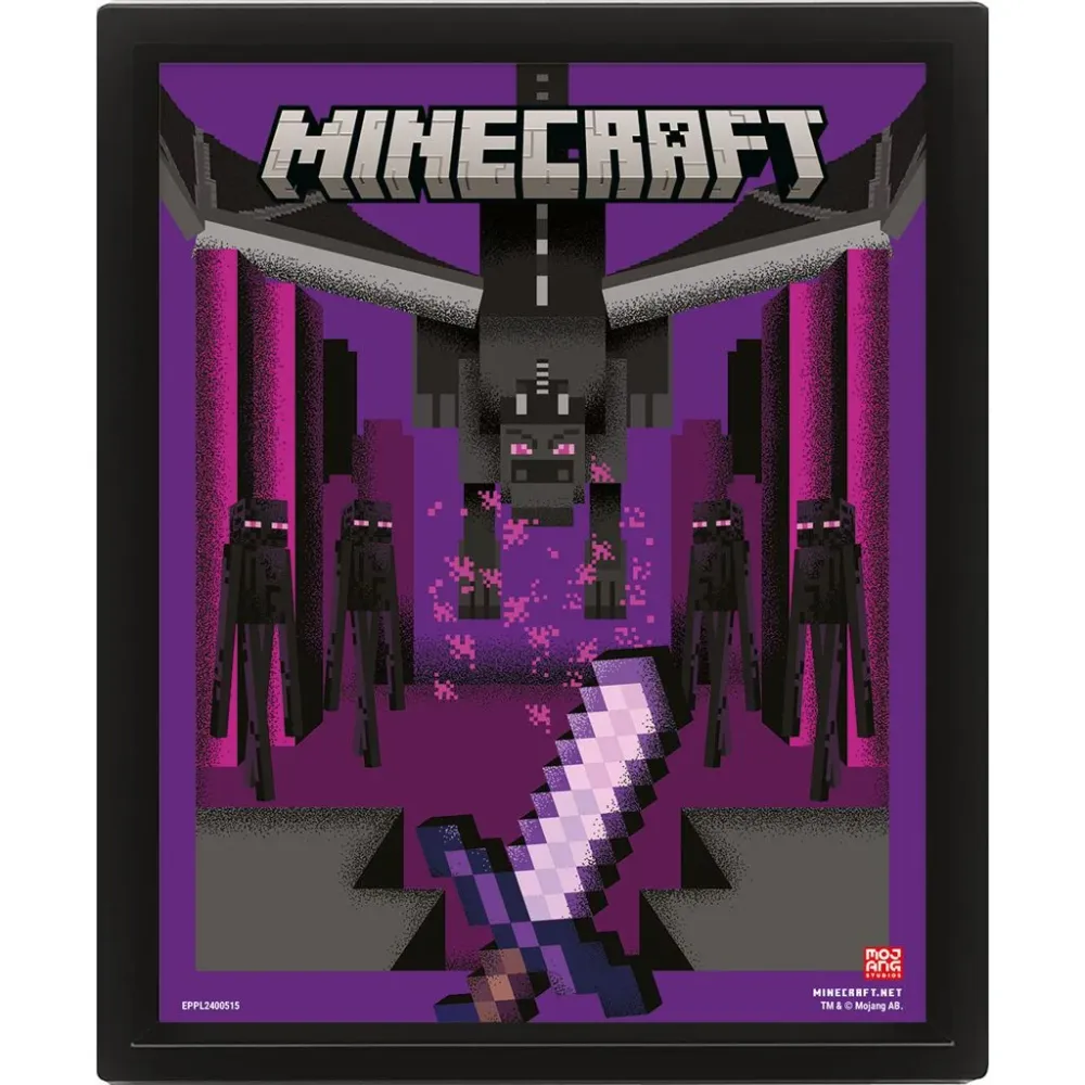MINECRAFT (ENDERDRAGON DUEL) LENTIKULARPOSTER