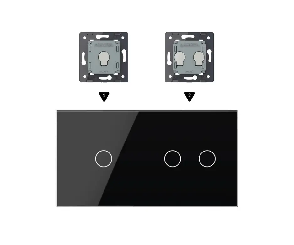 Schwarz zusammenstellen | Kollement 1+2