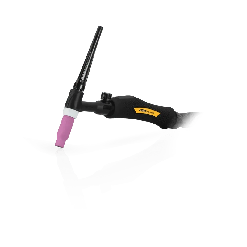 VITO Schweißbrenner mit integriertem Regler LIFT TIG WIG-Brenner 125 mm - 3m Schlauch - VITLTIG125