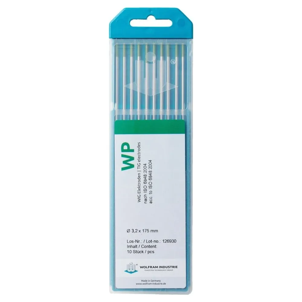 Wolfram Industries Wolframelektroden WP 3,2 x 150 mm 10 Stück - 707050PL