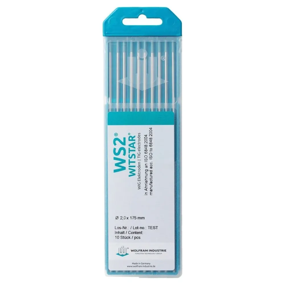 Wolfram Industries Wolframelektroden WS Witstar 2,0 x 150 mm 10 Stück - 709186PL