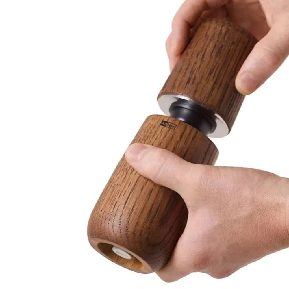 AdHoc Pfeffer- oder Salzmühle Yono, Eiche dunkel 15 cm
