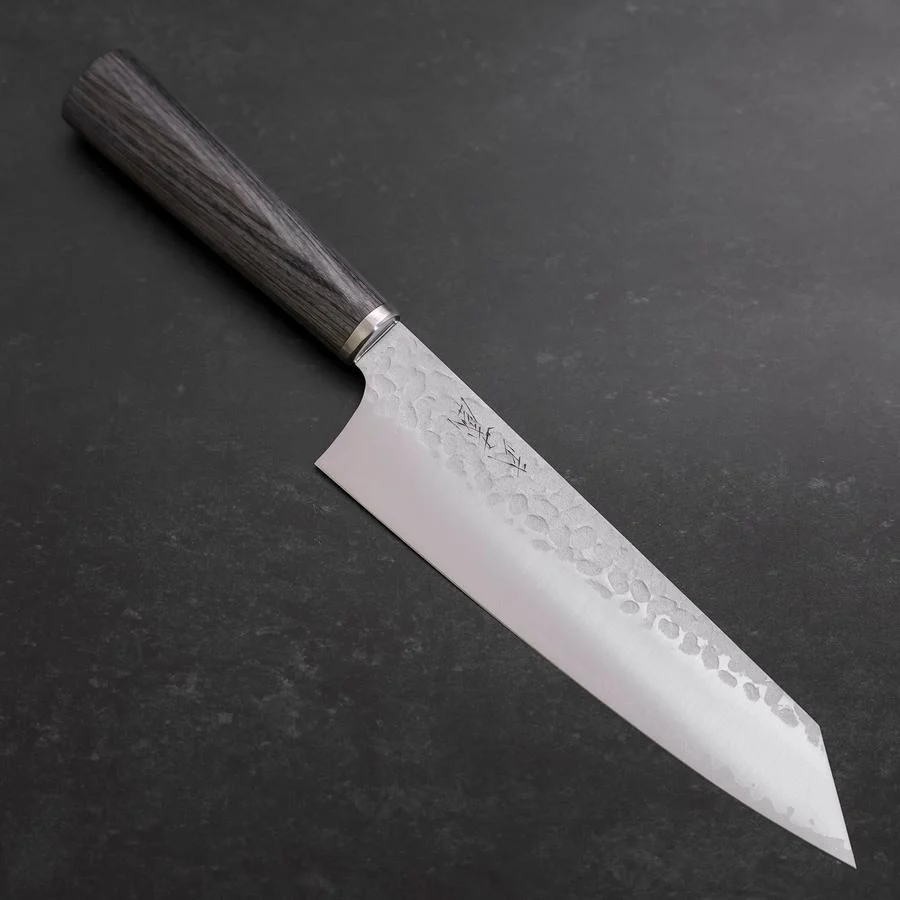 Bunka VG-10 Tsuchime Kohlefarbener Kirschholz Griff 180mm
