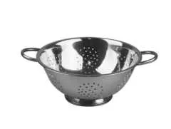 Colander 2 Griffe 28 cm Edelstahl Omra
