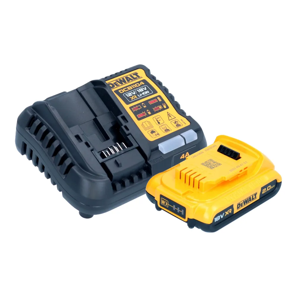 DeWalt DCN 692 D1 Akku Streifennagler 18 V 50 - 90 mm Brushless + 1x Akku 2,0 Ah + Ladegerät