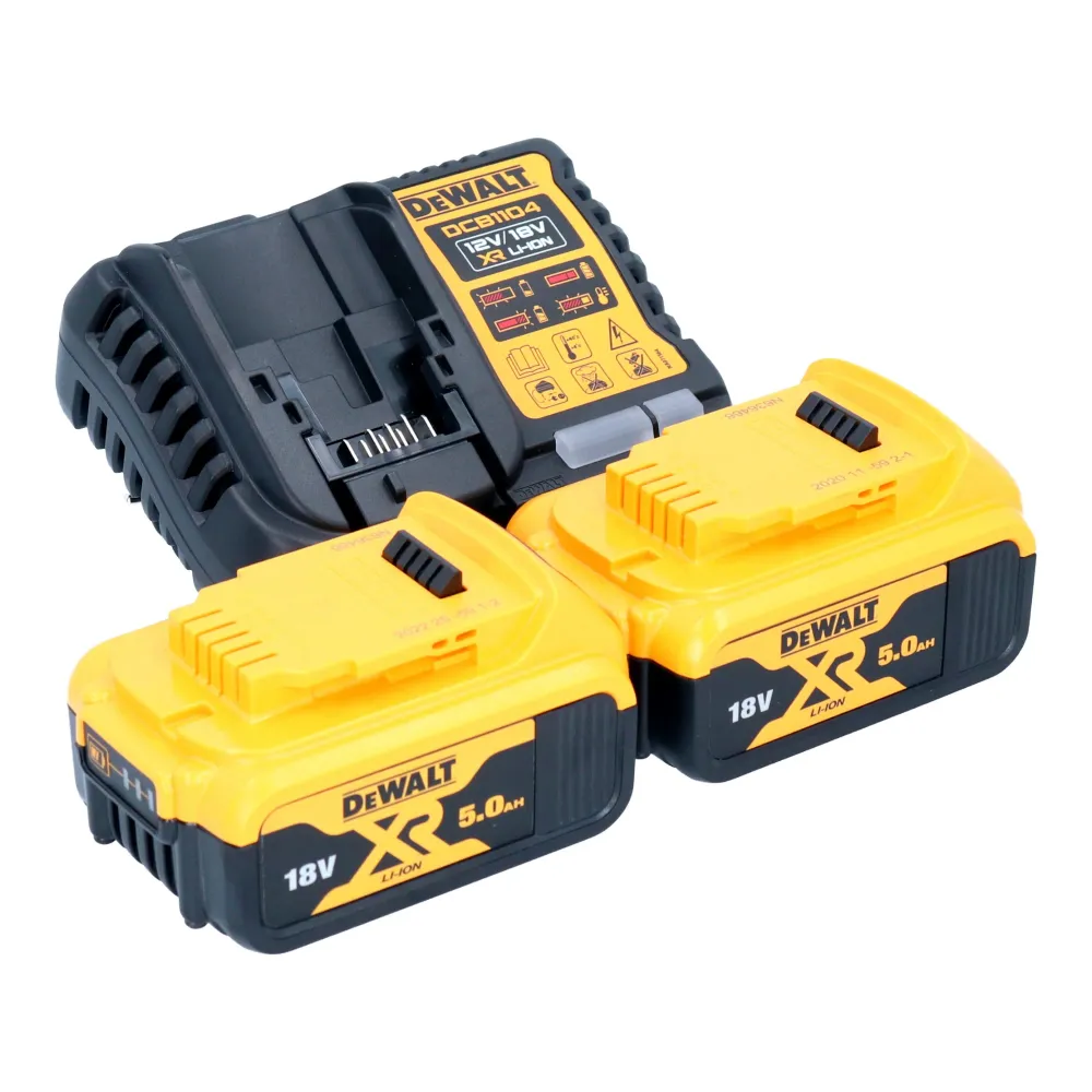 DeWalt DCN 692 P2 Akku Streifennagler 18 V 50 - 90 mm Brushless + 2x Akku 5,0 Ah + Ladegerät