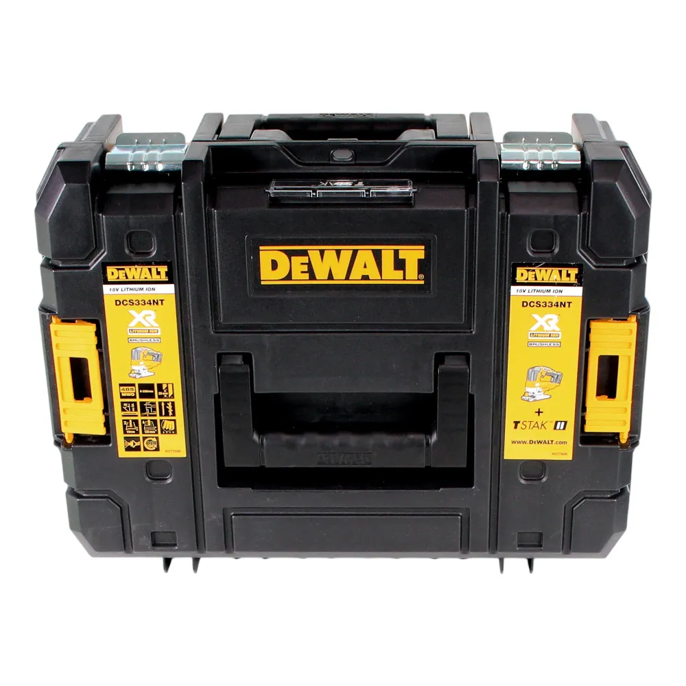 DeWalt DCS 334 D1T Akku Pendelhub Stichsäge 18V Brushless + 1x Akku 2,0 Ah + Ladegerät + TSTAK