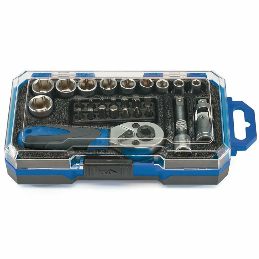 Draper Tools 1/4" Steckschlüssel-Satz, 27-tlg. D04778